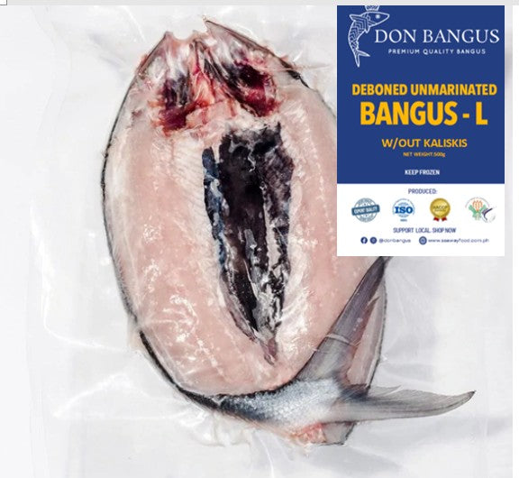 Deboned Unmarinated Bangus without Kaliskis - Large(NET WEIGHT: 500grams & Up)